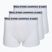 Мъжки боксерки KARL LAGERFELD Logo Trunk 3 чифта white