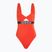 Дамски бански костюм Calvin Klein KW0KW02746 Intense Power One Piece Fashion Fit flamingo chili