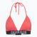 Горнище на бански костюм Calvin Klein KW0KW02750 Intense Power Rib Triangle-RP brilling coral