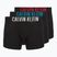 Боксерки Calvin Klein 000NB3609A Boxer Brief 3 чифта black w/oatmeal logo/black w/age