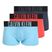 Мъжки боксерки Calvin Klein 000NB3775A Trunk 3 pairs ombre bluee/chilly bluee/punch pink