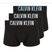 Мъжки боксерки Calvin Klein 000NB3608A Trunk 3 pairs black with harbor mist logo/ black with
