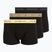 Мъжки боксерки Tommy Hilfiger Trunk WB 3 pairs black/citronella/woodridge