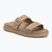 Дамски чехли Tommy Hilfiger Double Strap Sandal Pearl safari canvas pearlised