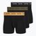Мъжки боксерки Calvin Klein LV00NB4410 Brief black w/bronze flash wb/black/oliv