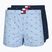 Мъжки боксерки Tommy Hilfiger Woven Boxer Print 3 pack chambray flag/carb navy/c navy flag