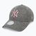 New Era Female League Essential 9Forty New York Yankees шапка сива