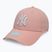 New Era Female League Essential 9Forty New York Yankees пастелно розова шапка