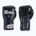 Fairtex Стилни ъглови боксови ръкавици за спаринг - заключен палец, сини