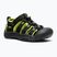 Детски сандали KEEN Newport H2 black/lime green
