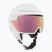 Скиорска каска Atomic Revent GT Amid Visor HD white heather/pink chopper hd