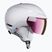 Скиорска каска Atomic Revent GT Amid Visor HD S2 white heather/pink copper