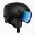 Скиорска каска Atomic Revent Visor Stereo black/blue stereo