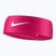 Лента за глава Nike Dri-Fit Fury Classic Headband vivid pink/white/white
