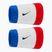 Хавлиени накитници Nike Swoosh Classic Doublewide Wristbands 2 бр. game royal/university red/black