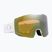 Ски очила Oakley Fall Line M white leopard/prizm sage gold iridium