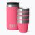 Туристически чаши YETI Shot 48 ml 4 pcs. tropical pink