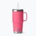 Термо чаша YETI Rambler Straw 739 ml tropical pink