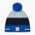 Зимна шапка Eisbar Star Pompon SA blue/cobalt
