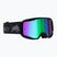 Скиорска маска Red Bull Spect Neon matt black/brown with green mirror