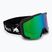 Скиорска маска Red Bull SPECT Jibb matt black/brown with green mirror