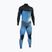 Мъжки неопренов костюм за плуване ION Seek Core 3/2 Front Zip blue gradient