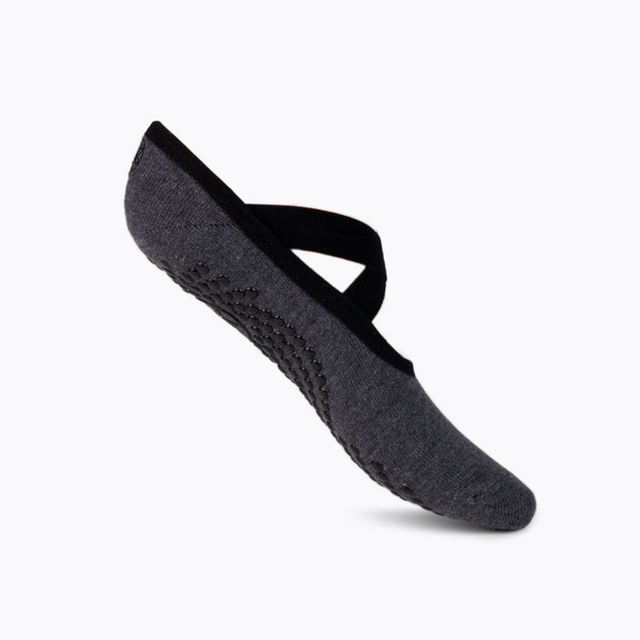 Дамски чорапи за йога Gaiam anti-slip graphite 63709 2