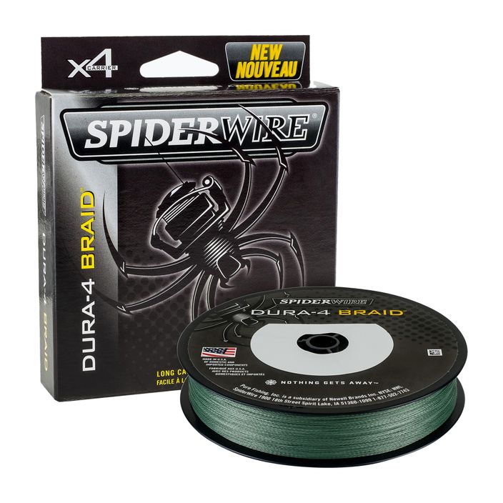 SpiderWire Dura 4 зелена спинингова оплетка 1450386 2