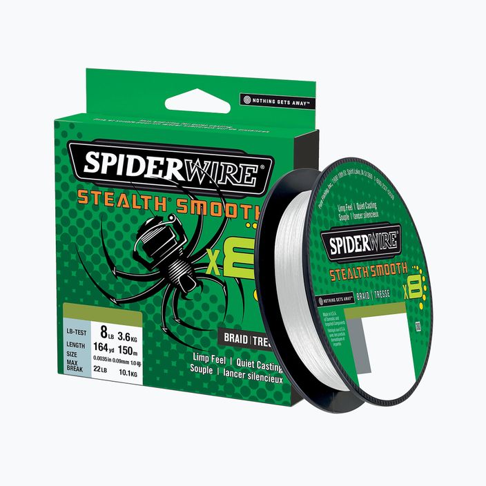 SpiderWire Stealth 8 спинингова оплетка бяла 1515647 2