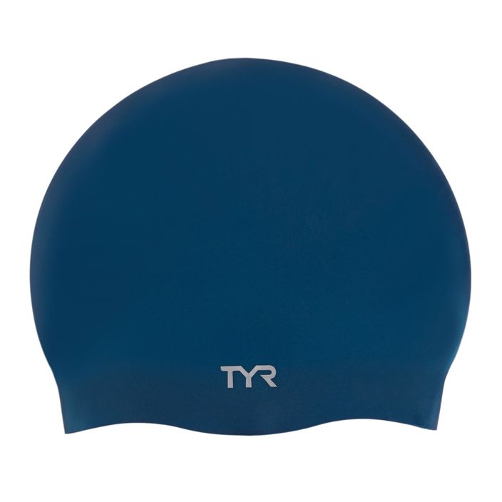 TYR Силиконова шапка за плуване без намачкване Navy Blue LCS 2