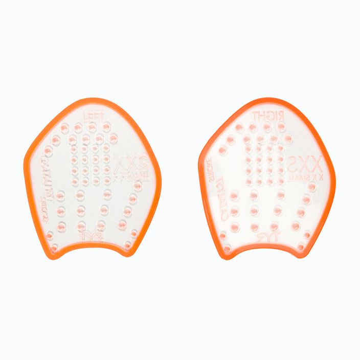 Флуоресцентно оранжеви гребла за плуване TYR Catalyst Stroke 2
