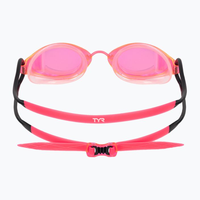 TYR Tracer-X Racing Огледални розови/черни очила за плуване LGTRXM_694 5