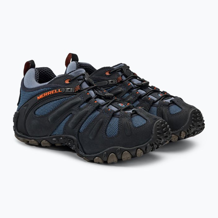 Мъжки обувки за трекинг Merrell Chameleon II Stretch тъмносиньо и черно J516375 4
