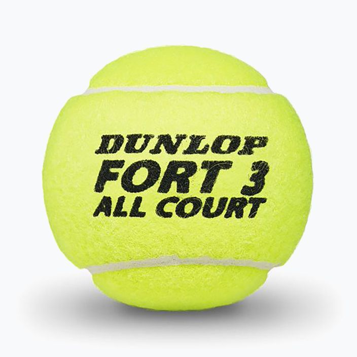 Dunlop Fort All Court TS топки за тенис 4 бр. жълти 601316 3