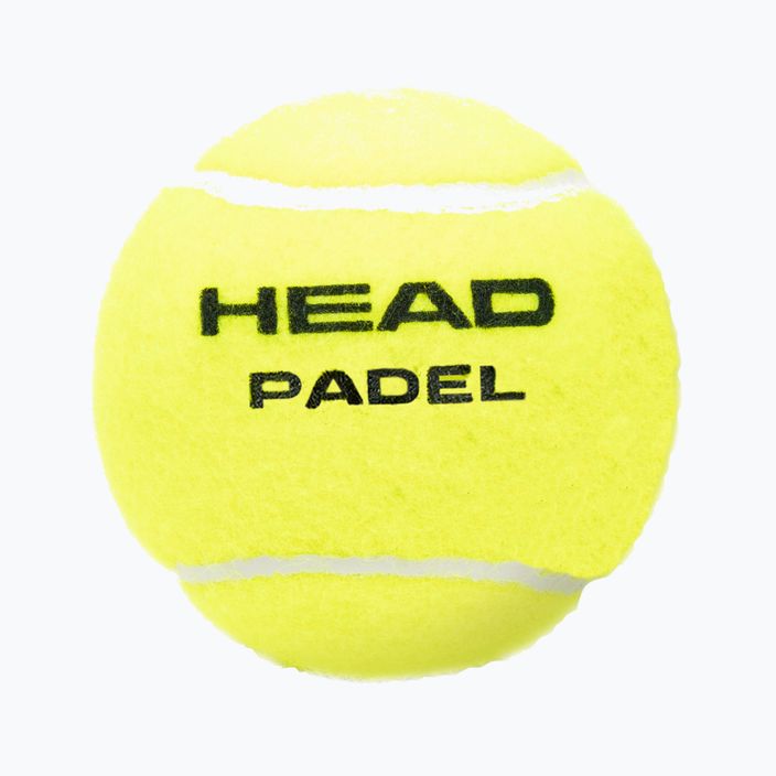HEAD Padel 3 топки жълт 575603 2
