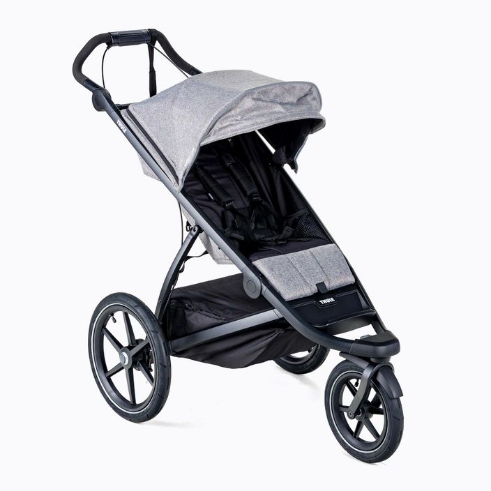 Thule Urban Glide 2 детска количка за джогинг + кошче за новородено сиво 10101965
