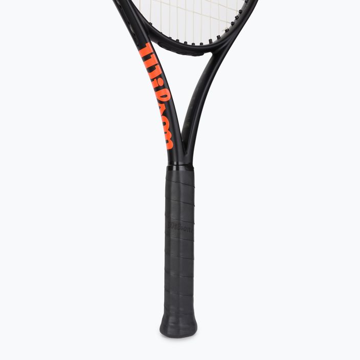 Ракета за тенис Wilson Burn 100 V4.0 черна и оранжева WR044710U 4