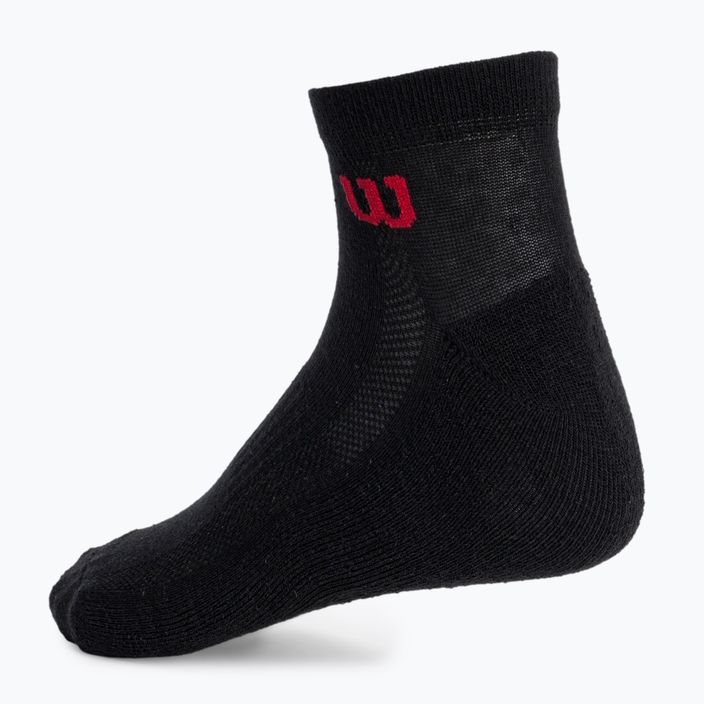 Мъжки чорапи за тенис Wilson Quarter 3 чифта черни WRA803102 3