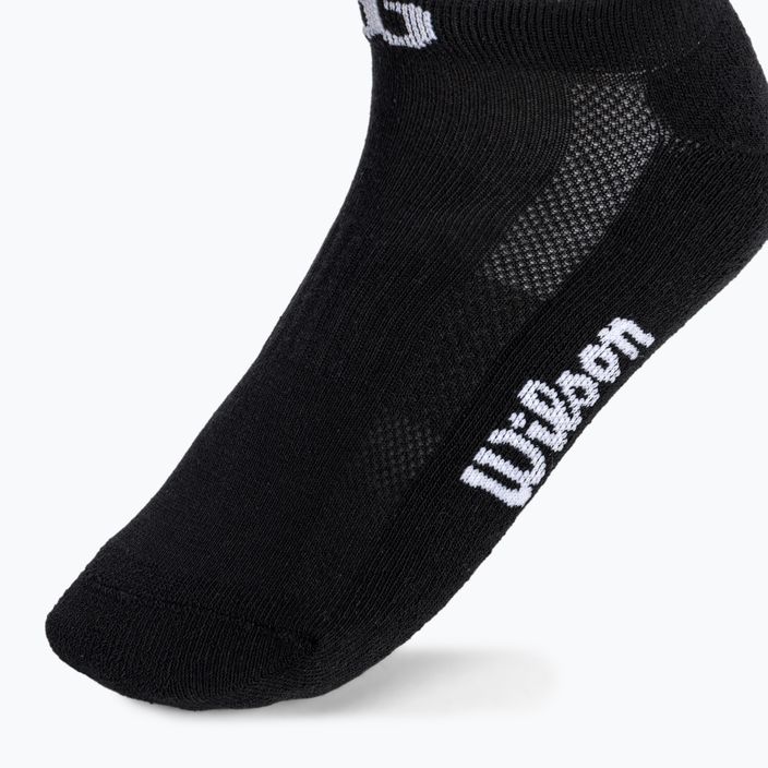 Дамски чорапи за тенис Wilson No Show 3 чифта черни WRA803302 4