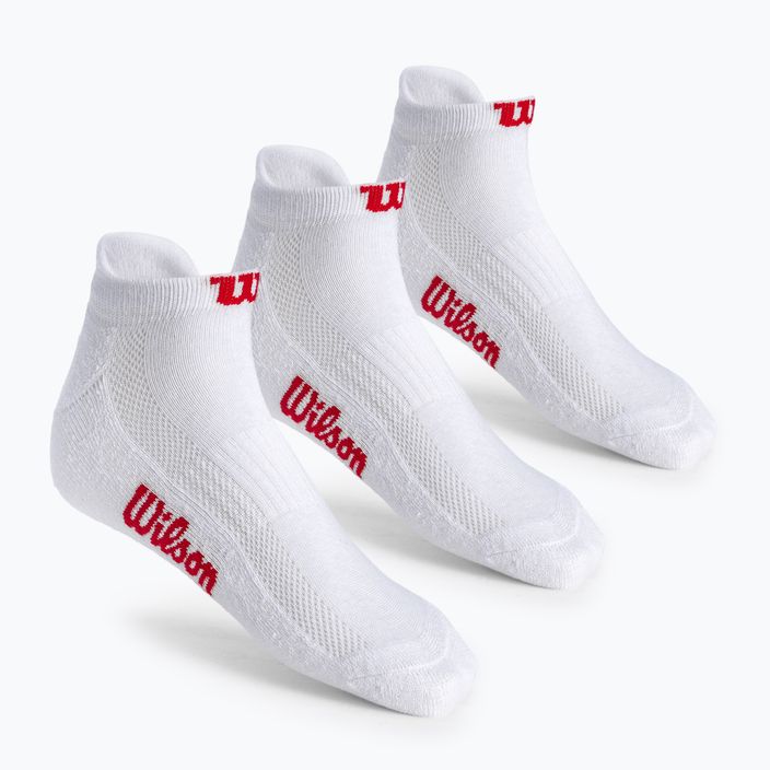 Дамски чорапи за тенис Wilson No Show 3 чифта бели WRA803301