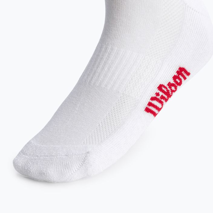 Дамски чорапи за тенис Wilson No Show 3 чифта бели WRA803301 4