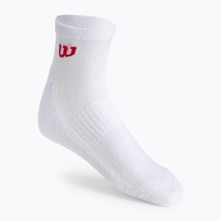 Мъжки чорапи за тенис Wilson Quarter 3 чифта бели WRA803101 2