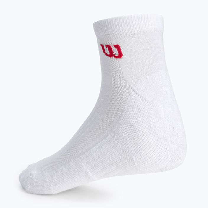Мъжки чорапи за тенис Wilson Quarter 3 чифта бели WRA803101 3