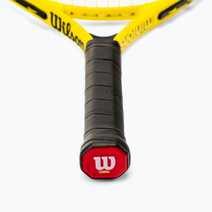 Детска ракета за тенис Wilson Minions Jr 23 жълто/черно WR069110H+ 3