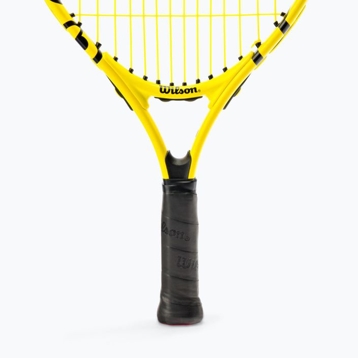 Детска тенис ракета Wilson Minions Jr 19 жълто/черно WR068910H+ 4