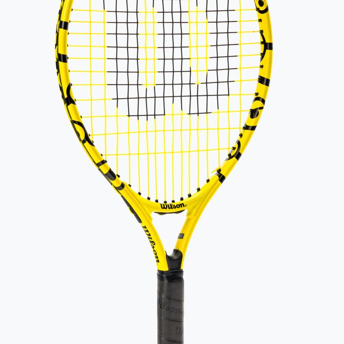 Детска тенис ракета Wilson Minions Jr 19 жълто/черно WR068910H+ 5