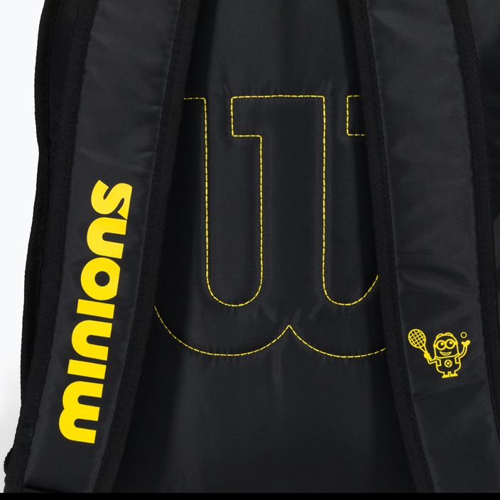 Wilson Minions Jr тенис раница черно/жълто WR8014001 4