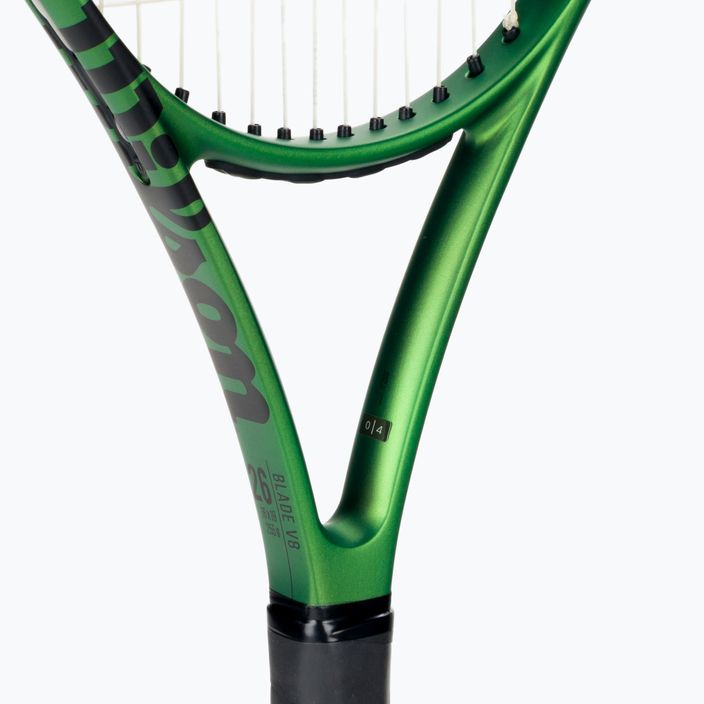 Детска тенис ракета Wilson Blade 26 V8.0 черна/зелена WR079210U 5