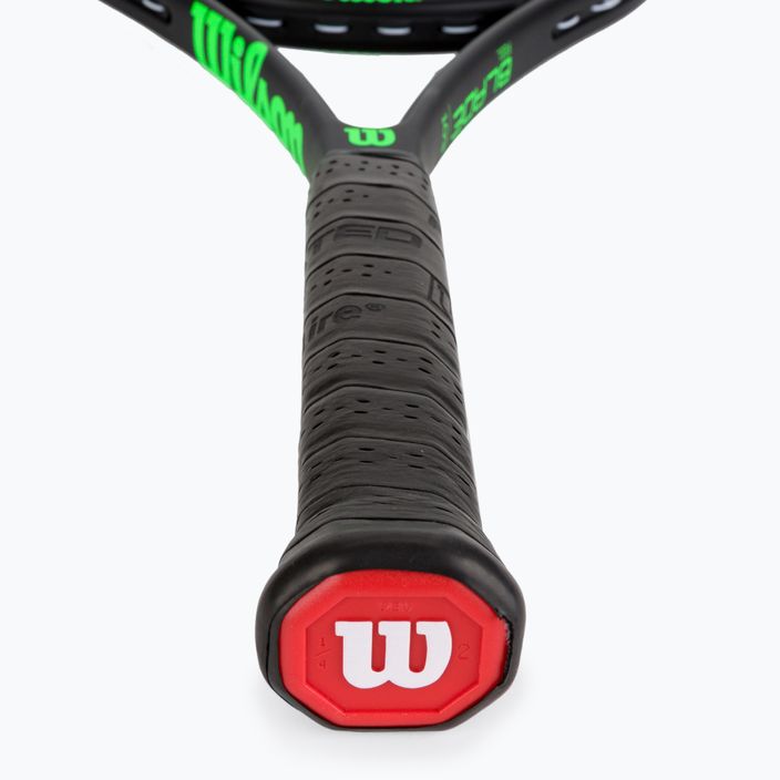 Wilson Blade Feel 103 тенис ракета черно-зелена WR083310U 3