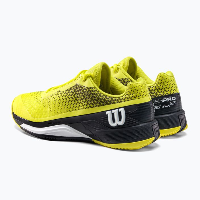 Мъжки обувки за тенис Wilson Rush Pro 4.0 black/yellow WRS329450 3